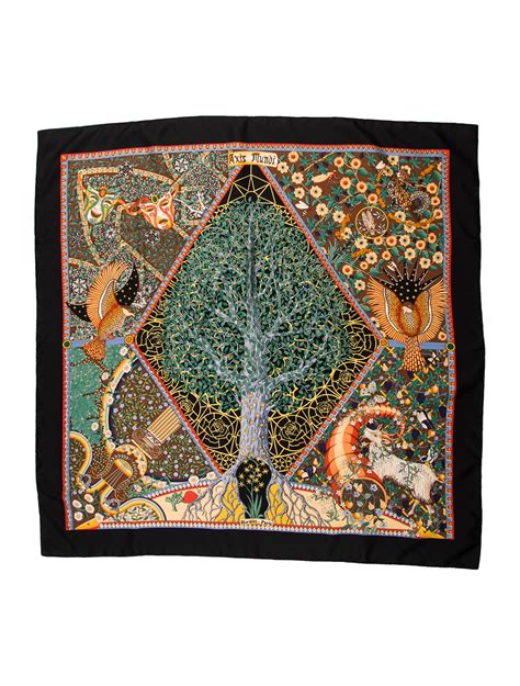 Hermes Axis Mundi Scarf 